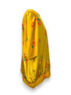 Blouse fluide fleurie Fait-main, TXL