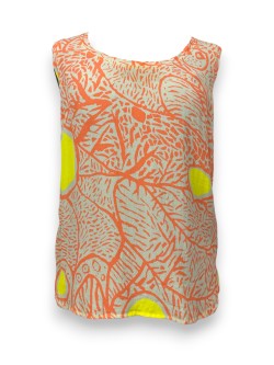 Débardeur fluide multicolore Acoté, T2