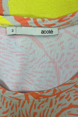 Débardeur fluide multicolore Acoté, T2