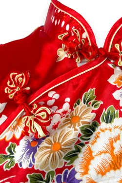 Débardeur style chinois fleuri, TS