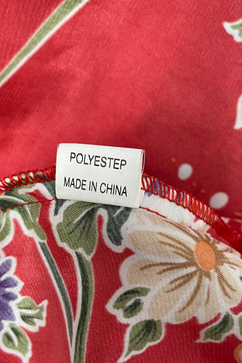 Débardeur style chinois fleuri, TS