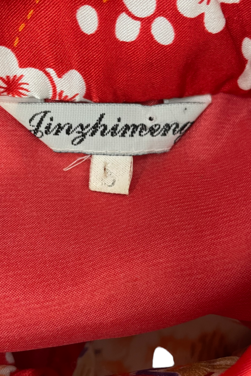 Débardeur style chinois fleuri, TS