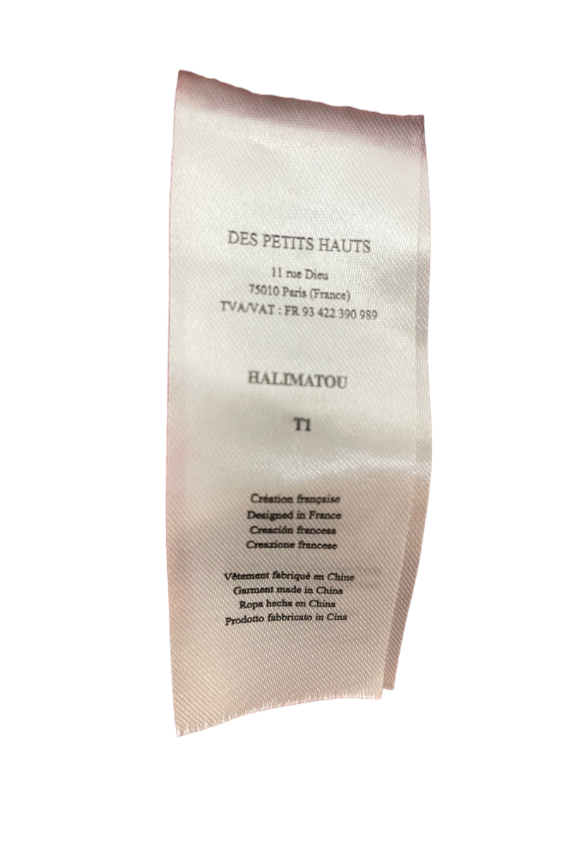 Top manches courtes Des Petits Hauts, modèle Halimatou, T1