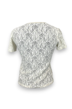 Top dentelle transparent Vintage, T2