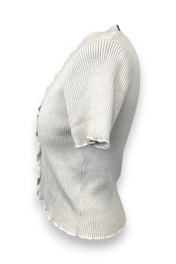 Gilet crop top, manches courtes Vintage, TS