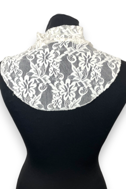 Col en dentelle Vintage, fait-main