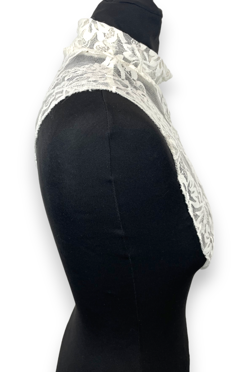 Col en dentelle Vintage, fait-main